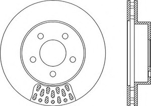 Фото Гальмівний диск OPEN PARTS BDR2167.20