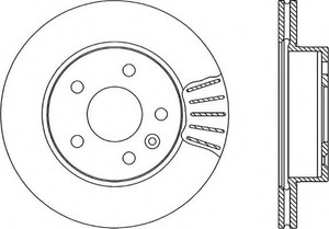 Фото Гальмівний диск OPEN PARTS BDA1704.20