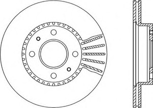 Фото Гальмівний диск OPEN PARTS BDA1708.20