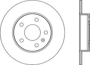 Фото Гальмівний диск OPEN PARTS BDA1811.10