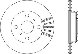 Фото Гальмівний диск OPEN PARTS BDA1841.20