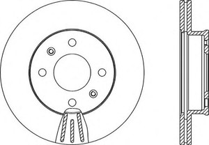 Фото Гальмівний диск OPEN PARTS BDA2140.20