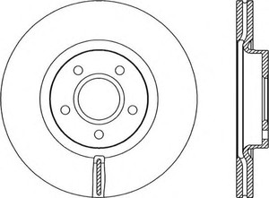 Фото Гальмівний диск OPEN PARTS BDA2153.20