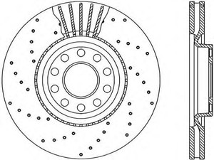 Фото Гальмівний диск OPEN PARTS BDRS1942.25