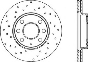 Фото Гальмівний диск OPEN PARTS BDRS1983.25