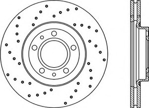 Фото Гальмівний диск OPEN PARTS BDRS2158.25