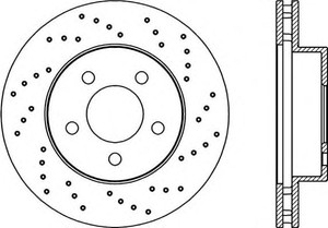 Фото Гальмівний диск OPEN PARTS BDRS2167.25