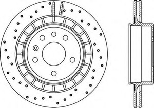 Фото Гальмівний диск OPEN PARTS BDRS2242.25