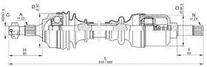 Фото Привідний вал OPEN PARTS DRS6256.00