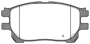 Фото Гальмівні колодки OPEN PARTS BPA114300