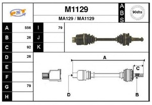 Фото Привідний вал SNRA M1129