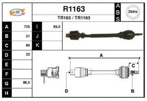 Фото Привідний вал SNRA R1163