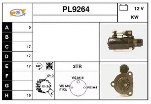 Фото Стартер SNRA PL9264