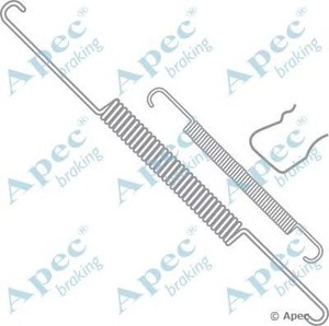 Фото Комплектуючі, гальмівна колодка APEC braking KIT709