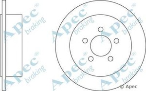 Фото Гальмівний диск APEC braking DSK 2641