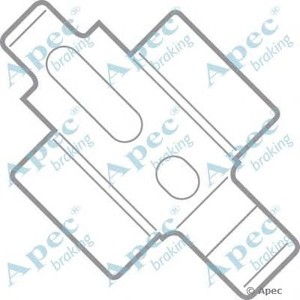 Фото Комплектующие, колодки дискового тормоза APEC braking KIT305