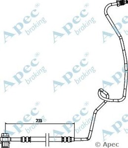 Фото Гальмівний шланг APEC braking HOS 3768