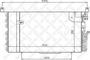 Фото Конденсатор, кондиціонер STELLOX 10-45653-SX