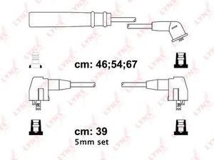 Фото Комплект дротів запалювання LYNXauto SPC2410