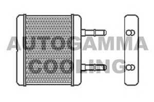 Фото Теплообмінник, отоплення салону AUTOGAMMA 104088