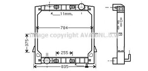 Фото Датчик ABS, передній AVA COOLING SYSTEMS IVA2085