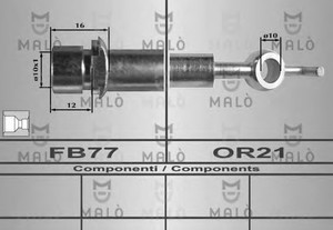 Фото Гальмівний шланг Malò 80365