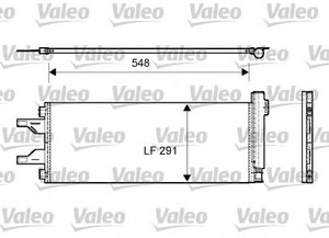 Фото Конденсатор, кондиціонер Valeo 814069