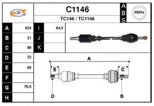 Фото Привідний вал SNRA C1146