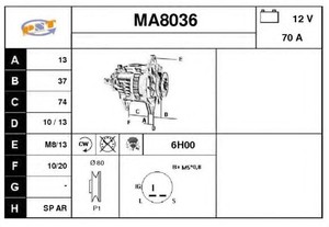 Фото Генератор SNRA MA8036