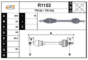 Фото Привідний вал SNRA R1152