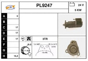 Фото Стартер SNRA PL9247