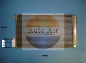 Фото Конденсатор, кондиціонер AUTO AIR GLOUCESTER 169801