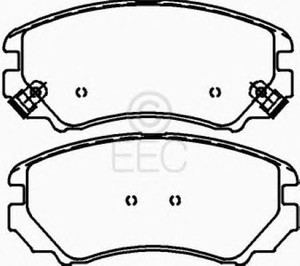 Фото Комплект гальмівних колодок, дискове гальмо EEC BRP1384