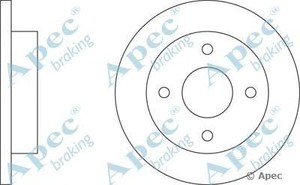 Фото Гальмівний диск APEC braking DSK219