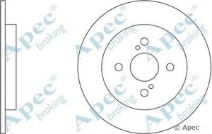 Фото Гальмівний диск APEC braking DSK2525