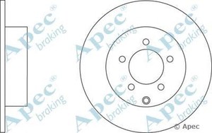 Фото Гальмівний диск APEC braking DSK 2639