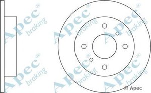 Фото Гальмівний диск APEC braking DSK641