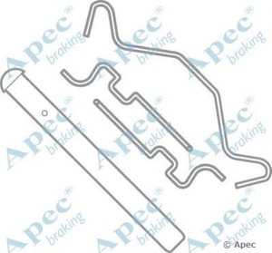 Фото Комплектующие, колодки дискового тормоза APEC braking KIT1101