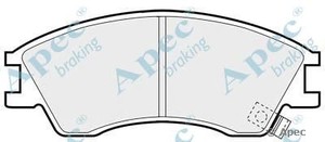 Фото Комлект гальмівних колодок, дисковий механізм APEC braking PAD741