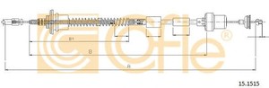Фото Трос, керування зчепленням Cofle 15.1515