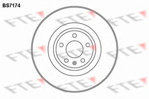 Фото Гальмівний диск FTE BS7174