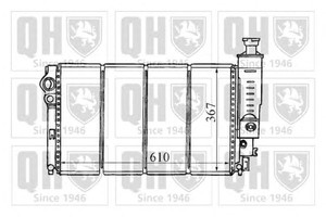 Фото Радіатор, охолодження двигуна QUINTON HAZELL QER1271