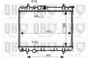 Фото Радіатор, охолодження двигуна QUINTON HAZELL QER1967