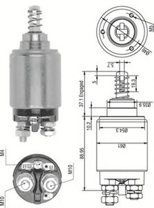 Фото Тягове реле, стартер Magneti Marelli 940113050261