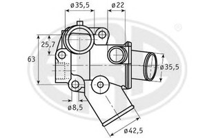 Фото Термостат, охолоджуюча рідина ERA 350142