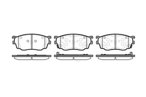 Фото Гальмівні колодки KAVO PARTS 0800 12