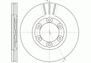 Фото Гальмівний диск KAVO PARTS 61164 10