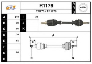 Фото Привідний вал SNRA R1176