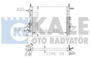 Фото Датчик ABS, передній KALE OTO RADYATOR 137500