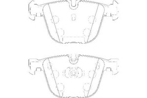 Фото Комлект гальмівних колодок, дисковий механізм WAGNER WBP23309A